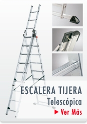 ESCALERAS PROFESIONALES TIJERA TELESCOPICA - HAILO CHILE